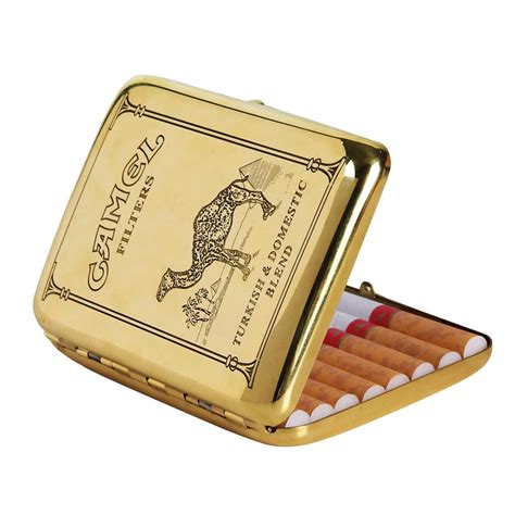 Amazon Metal Cigarette Case Hold 16 Cigarette Vintage Copper