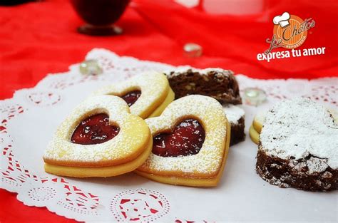 Galletas En Forma De Coraz N Mini Cheesecake Desserts Food Heart