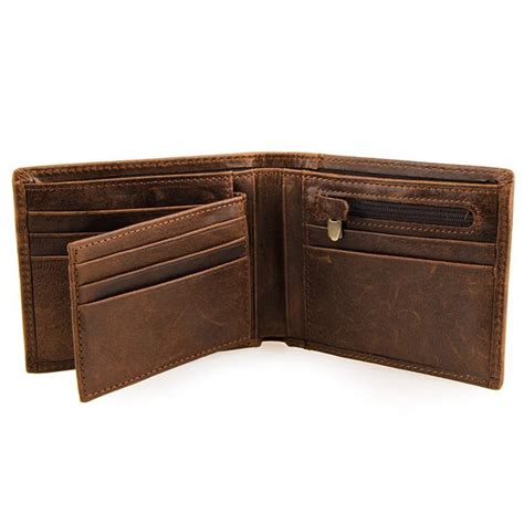 2018 leather wallet men zipper top quality men wallets leather purse ...