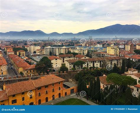 Aerial View from the Leaning Tower of Pisa Editorial Photo - Image of ...