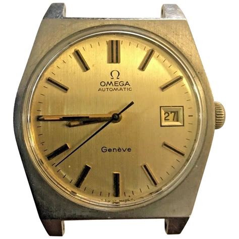 Omega Automatic Geneve Vintage Mens Watch At 1stdibs Vintage Omega