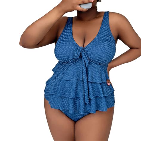 SEAOPEN Tankini Swimsuits For Women 2024 Tummy Control Plus Size