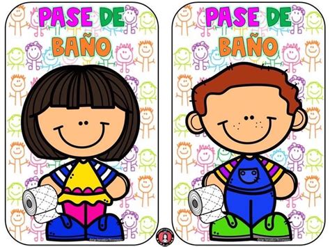 Pin by Maestra Anita on Permisos para el baño Preschool learning