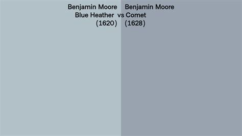 Benjamin Moore Blue Heather Vs Comet Side By Side Comparison