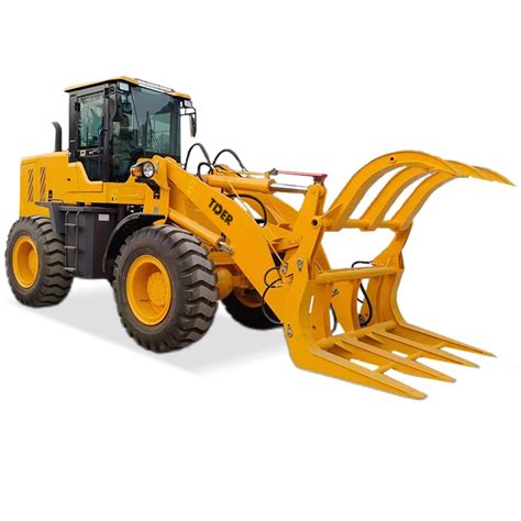 Tder Log Loader Ton Wheel Loader Kg Wood Grabber Loader For