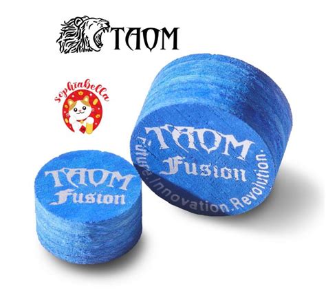 Taom Fusion Pro Leather Cue Tip For Billiards Billiard Tako Pool Cue