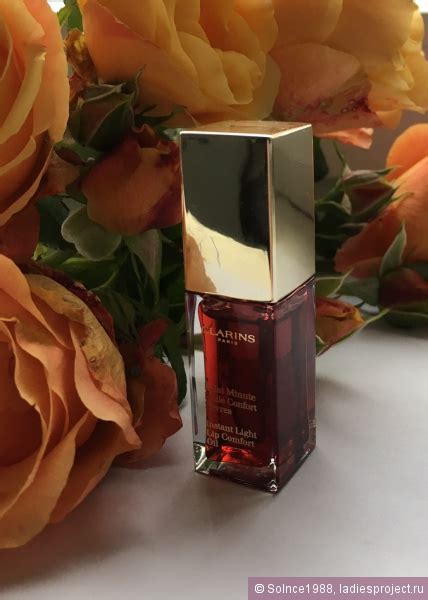 Масло-блеск для губ Clarins Eclat Minute (№ 03 Red Berry) отзывы ...