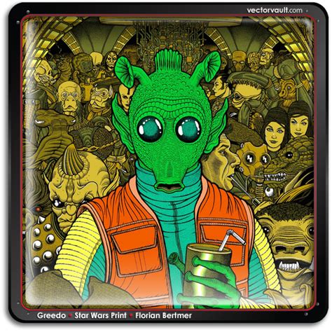 Han Shot First – “Greedo” Star Wars Print by Florian Bertmer ...