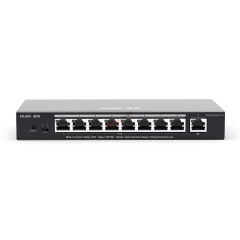 RG ES209GC P Ruijie 9 Port Gigabit Smart POE Switch 9 Gigabit RJ45