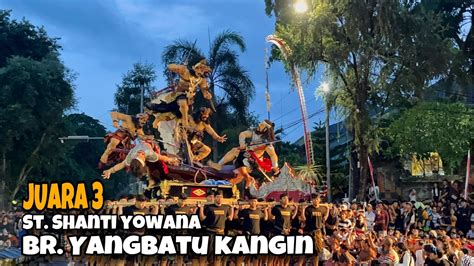 PARADE OGOH OGOH JUARA DENPASAR 2024 Banjar Yangbatu Kangin YouTube