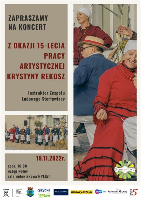 Jubileusz Lecia Pracy Artystycznej Krystyny Rekosz Instruktor