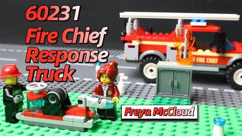 Lego City Fire Chief Response Truck Speed Build Stop