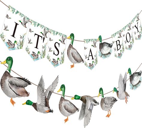 Amazon Mallard Duck Baby Shower Banners Duck Hunting Party