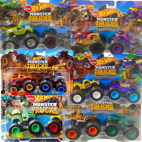 Carrinho Monster Trucks Hot Wheels Fyj Pack un Mattel Frete grátis