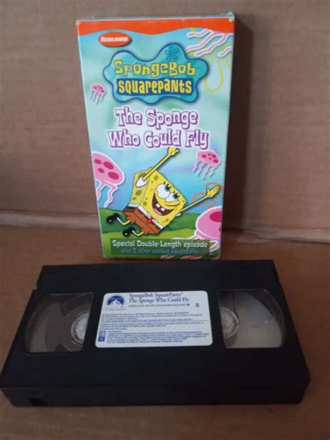 Spongebob Squarepants Vhs Deep Sea Sillies The Sponge Who Could Fly Halloween Eur 332