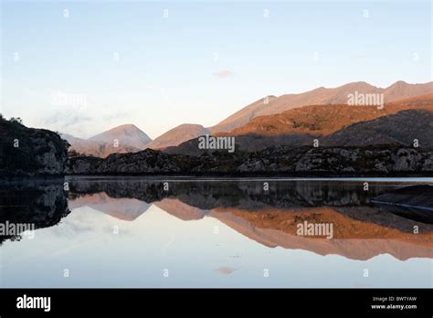 Mountain Reflections In The Upper Lake Killarney National Park County