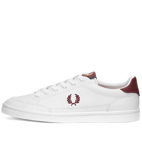 Fred Perry Deuce Leather Sneaker White Port End