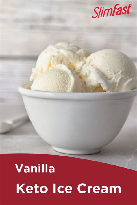 Keto Vanilla Ice Cream Recipe Slimfast Recipe Vanilla Ice Cream