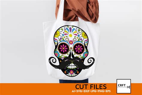 Sugar Skull Bundle 6 Designs Craft Files For Any Diy Crella