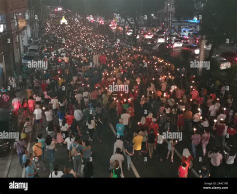 Quezon City Philippines Th Oct Thousands Of Filipino Marian