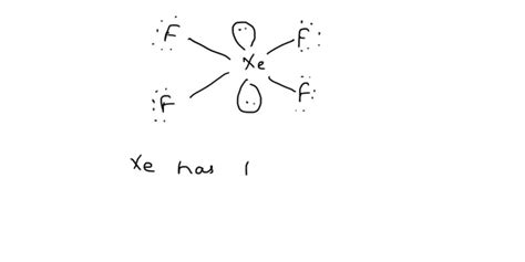 Draw The Lewis Structure For The Xenon Tetrafluoride Molecule