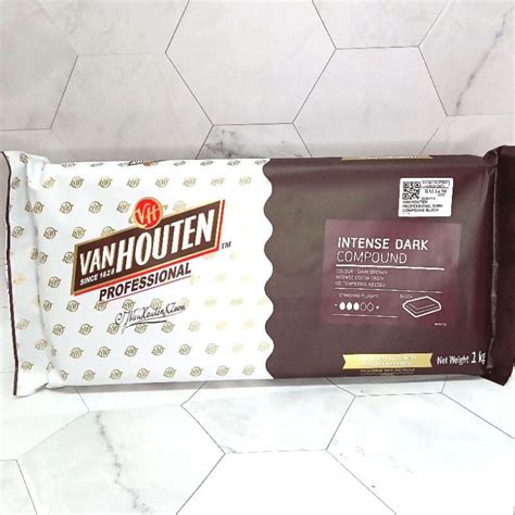 Ready Stock Van Houten Professional Intense Dark Compound Chocolate