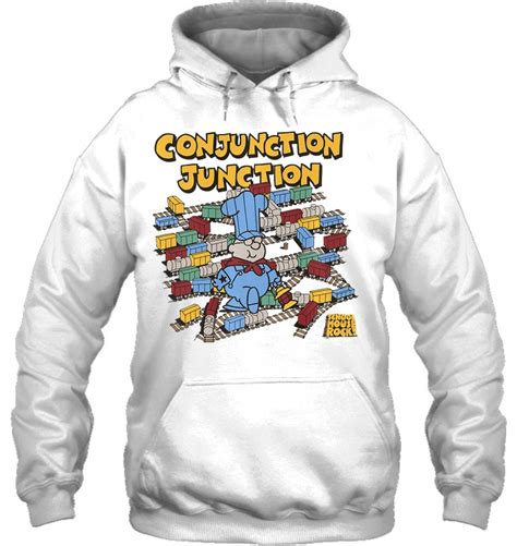 Schoolhouse Rock Conjunction Junction Conductor Premium T-Shirts ...