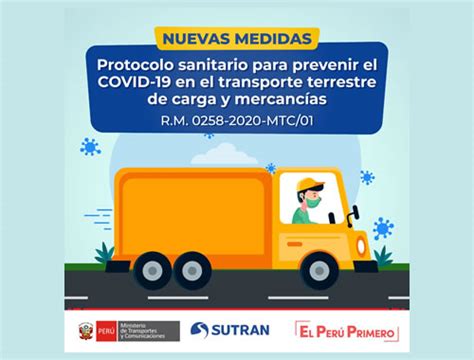 Protocolo sanitario para la prevención del Covid 19 en el transporte