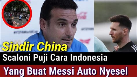 Sindir China Argentina Lebih Nyaman Di Indonesia Ketimbang Di China