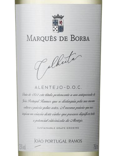 Joao Portugal Ramos Marqu S De Borba Colheita Branco Vivino Us