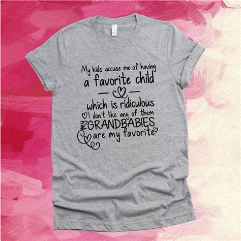 My Grandbabies Are My Favorite Tshirt Funny Grandma Shirts Favorite