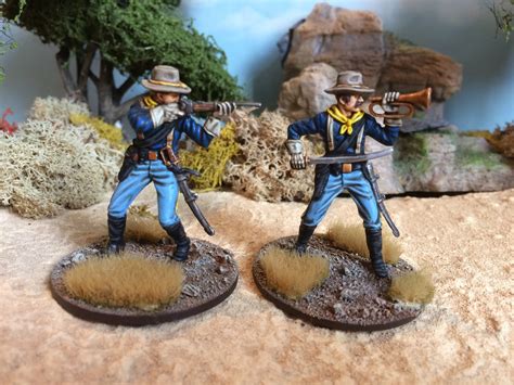 Andys Wargaming Blog 54mm Western Movie Wargames Us Cavalry John