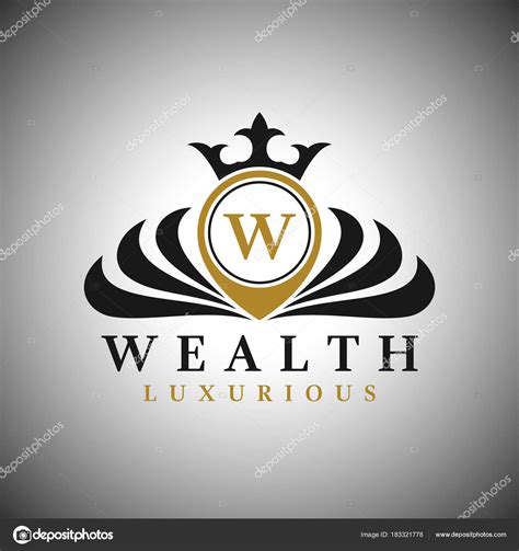 Letter W Logo - Classic Luxurious Style Logo Template — Stock Vector © ASMARAisME #183321778