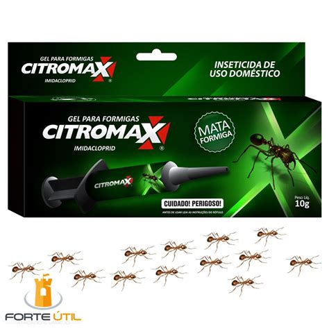 Melhor Inseticida Para Formigas - GEL INSETICIDA PARA FORMIGAS DOCEIRAS CITROMAX 10g - FORTE UTIL