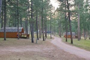 Inside Blue Bell campground camping cabins in Custer State Park ⛰ South ...