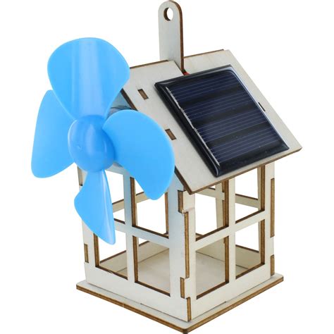 Solar Powered Model House Diy Stem Kit Xump