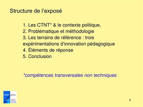 Ppt D Év Elopper Les Comp Ét Ences Transversales Non Techniques Ctnt