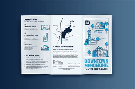 Downtown Menomonie Map :: Behance