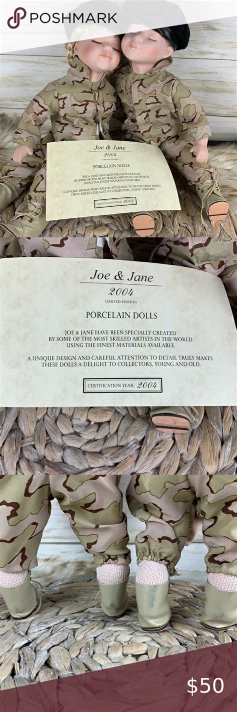 Limited Edition Porcelain Dolls Joe Jane