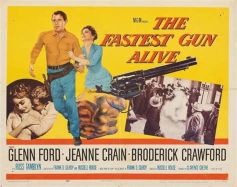 THE FASTEST GUN Alive Starring Glenn Ford, Broderick Crawford, Leif ...