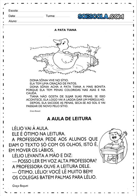 Textos De Alfabetização 1 Ano - 8