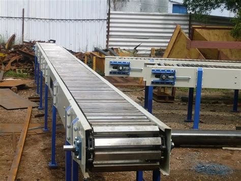 Stainless Steel Industrial Slat Chain Conveyor At Rs Unit In