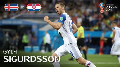 GYLFI SIGURDSSON ICELAND GOAL V CROATIA MATCH 40 YouTube