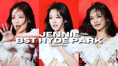 Blackpink Jennie Solo Bst Hyde Park Twixtor Clips For Editing Youtube