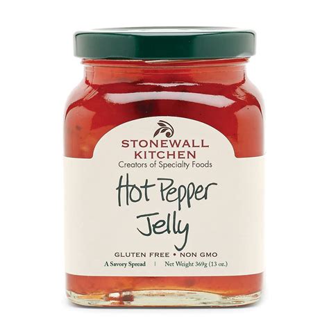 Stonewall Kitchen Hot Pepper Jelly 13 Ounce Glass Jar