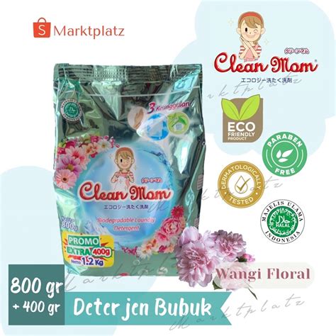 Jual Clean Mom Detergent Kg Deterjen Bubuk G G Top Load