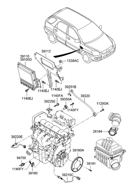 Kia Sportage Motor Diagram