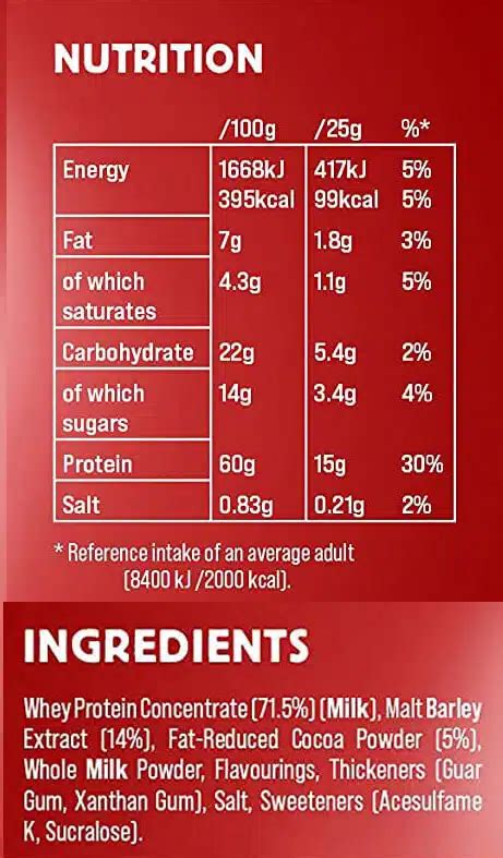 Maltesers Hi Protein Powder 450g Mars Olympian Gods