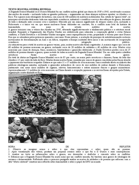 Resumo Segunda Guerra Mundial Pdf Segunda Guerra Mundial Militar