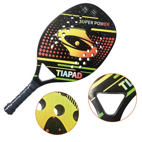 Factory Padel Bat EVA 18K Carbon Fiber Beach Tennis Padel Racket